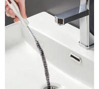 1/2/3/4/5 pièces Ensemble d'outils de débouchage, comprend un tire-bouchon flexible et une brosse, élimine efficacement les obstructions de cheveux dans l'évier, la douche et la baignoire, collecte le