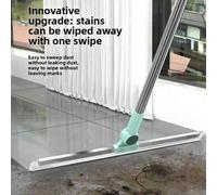 1/2/3/4 pièces Ensemble de balai télescopique en silicone, serpillière magique pour la maison, avec fonction de raclette de sol et de serpillière, utilisation sèche et humide, balayage et raclage d'ea