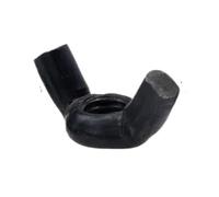 1/2/3/5/10pc M3 M4 M5 M6 M8 M10 M12 Écrous À Oreilles En Zinc Noir Acier Au Carbone Écrou Serrer La Main