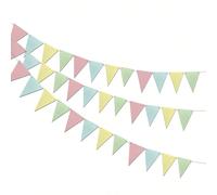 1/2/3 pièces Fanion en papier pastel - "PREMIER TOUR AUTOUR DU SOLEIL" Guirlande de fanions thème soleil macaron, guirlande de fanions multicolores en papier. Idéal pour les mariages, anniversaires, b