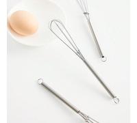 1/2/3 pièces Fouet à œufs en acier inoxydable de 7 pouces, batteur à main pour crème, cuisine, mélangeur, fouettage, cuisson quotidienne, accessoires essentiels pour les vacances Taille UniqueAcier in