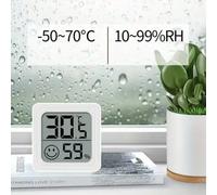 1/2/3 pièces Mini Thermomètre et Hygromètre, Thermomètre et Hygromètre Numériques d'Intérieur - Compact, Facile à Lire, Alimenté par Batterie, Mesure Précise Mini thermohygromètre, lot de 2,Mini therm
