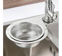 1/2/30 pièces Passoire d'évier de cuisine en acier inoxydable gain de place et passoire d'évier de cuisine jetable en maille fine - Parfait pour filtrer les débris alimentaires et les légumes, passoir