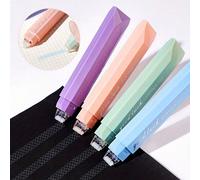 1/2/4/6/8/10 pièces Ruban adhésif de couleur dégradée, stylo de colle double face, stylo adhésif transparent, grande capacité, adhésif durable sans dommage, convient pour l'artisanat, le scrapbooking,