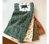1/2/4/6/8pcs Chiffons de nettoyage à motif floral, Chiffon de nettoyage à séchage rapide, Serviettes de cuisine épaissies et élargies, Douces et respirantes, Convient pour les serviettes de bain, les 