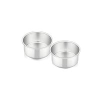 1/2/4/6pack fixe 4 pouces moule à gâteau antiadhésif en aluminium petits moules à gâteaux ronds moules for fromage, Pizza, Quiche, fête à la maison(20pcs)
