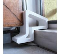 1/2/4 pièces Butées de porte et de fenêtre, clips de porte anti-collision, dispositif anti-collision de fenêtre, système de fixation de rail, kit de fixation de fenêtre, matériau plastique durable, is
