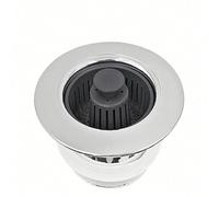 1/2/4 pièces Ensemble de filtre et bouchon d'évier de cuisine, drain et passoire 3-en-1 en acier inoxydable, s'adapte aux éviers standard de 3-1/2", protecteur idéal pour évier de cuisine, matériau ré