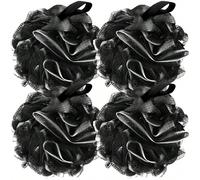 1/2/4 pièces Éponge de bain Loofah Grattoir pour le dos Éponge de douche Exfoliateur en maille douce Boule de douche Éponges de bain pour femmes et hommes Accessoires de bain Décoration de salle de ba