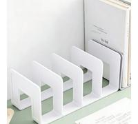 1/2/4 pièces Étagère à livres, support de livre, étagère de rangement de bureau, boîte de rangement à 4 compartiments, bibliothèque avec séparation épaisse, organisateur de papeterie, étagère de cuisi