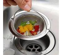 1/2/4 pièces, Passoire d'évier de cuisine, Passoire d'évier en acier inoxydable, Accessoires de cuisine, Attrape-nourriture pour la plupart des éviers, Passoire d'évier en acier, Filtre d'évier, Décor