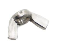 1/2/5/10pc M3 M4 M5 M6 M8 M10 M12 304 Écrou De Serrage À La Main En Acier Inoxydable Papillon Lingot Écrous Oreilles(M10 2pcs)