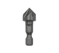 1/2/5 pièces 1/2 tige hexagonale cinq lames fraisée foret 12.5mm ouvre-trou for le travail du bois Spot Facer jeu de forets d'ébavurage(1PC Chamferer)