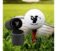 1/2/5 pièces Tampon à texte personnalisable pour balle de golf, tampon à encre automatique personnalisé pour balle de golf, marqueur de balle de golf à lettre unique personnalisé, tampon à nom personn