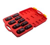 1/2" essieu écrou de moyeu impact Socket Outil 9pcs 1/2" Impact 29mm-38mm new