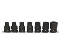 1/2" Jeu de douilles de force Torx-E, 7 pces, E10-E24