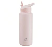 1,2 l Gobelet isotherme - Bouteille d'eau en acier inoxydable, tasse à café à double paroi étanche, conservation du froid pendant 24 heures, s'adapte aux porte-gobelets de voiture, réutilisable, convi