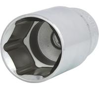 1/2" Llave de vaso hexagonal CHROMEplus, larga, 32 mm
