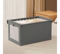 1/2 pièces Boîte de rangement pliable visible en tissu découvert/couvert, organisateur de tiroir de placard style jean/vêtements L,M,S,XL,XXLPolyester
