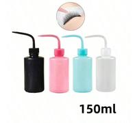 1-2 pièces Bouteille de pulvérisation à pression en plastique, outil d'arrosage de plantes à bec incurvé, arrosage de fleurs en pot de succulentes, nettoyage de tatouage TPR