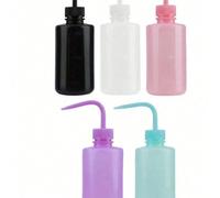 1-2 pièces Bouteille de pulvérisation à pression en plastique, outil d'arrosage de plantes à bec incurvé, arrosage de fleurs en pot de succulentes, nettoyage de tatouage TPR