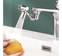1/2 pièces Buse de robinet rotative, extension de robinet de cuisine universelle pivotante à 1440° économe en eau, design bras robot, installation facile, compatible avec les robinets, convient pour l