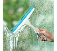 1/2 pièces Grattoir en verre et au sol multifonction avec poignée ergonomique et design de suspension facile - Plastique durable pour fenêtres, douches, portes de douche - Rangement de salle de bain e