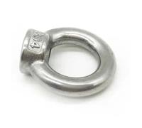 1-2 pièces M3 M4 M5 M6 M8 M10 M12 M14 M16 M18 M20 304 écrous à œil de levage en acier inoxydable vis anneau boulon à œil anneau écrou d'accrochage vis(Eye bolt,M12 1PC)