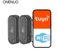 1/2 pièces nouveau capteur de température et d'humidité WIFI IP65 extérieur étanche Tuya APP hygromètre thermomètre Support Alexa Google 2pcs