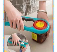 1/2 pièces Ouvre-bocal multifonctionnel 4-en-1, ouvre-bocal, ouvre-couvercle, ouvre-boîte, ouvre-bouteille, facile à utiliser pour les personnes âgées - ustensile de cuisine pour un accès facile aux b