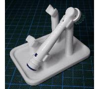 1/2 pièces Support de rangement pour têtes de brosse à dents électriques à double fente, organisateur de têtes de rechange pour brosse à dents avec plateau de drainage, support de rangement universel