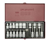 1/2" XZN Garniture de douilles | CrV | No.3900 | 18 pcs. | WGB