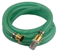 1"/25mm Tuyau d'aspiration et de pression avec crépine, clapet anti-retour et raccord d'aspiration 25m