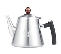 1.2L Acier Inoxydable Poêle-Théière Théière Cafetière Bouilloire Résistant à la Chaleur en Silicone Poignée(Scrub light)