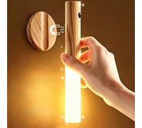 1/2pcs Applique murale magnétique, Lumière d'escalier sans fil, Lampe murale rechargeable, Applique murale LED à charge USB, Veilleuse à détecteur de mouvement, Applique murale intérieure, Convient po