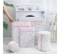 1/3/4 pièces Sacs à linge en maille zippés, paniers de rangement pliables de grande capacité, convenant pour le rangement des vêtements, chemises, soutiens-gorge, sous-vêtements, chaussettes, sacs de 