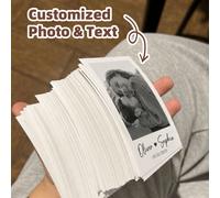 1/3/5/8/10/12/15/18/20pcs Cartes photo de mariage et de couple personnalisées, cartes de portrait imprimées mini, cartes photo de mariage de couple personnalisées DIY. Idéal comme cadeaux d'anniversai