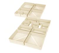 1/3/6/9/12 paquets Boîte de rangement pliable en tissu, organisateur de commode et de placard. Paniers et bacs en tissu pour ranger les vêtements, sous-vêtements, soutiens-gorge, chaussettes, lingerie
