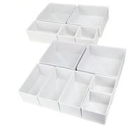 1/3/6/9/12 paquets de boîtes de rangement pliables en tissu, organisateurs de commode, paniers en tissu, bacs et compartiments pour vêtements, sous-vêtements, soutiens-gorge, chaussettes, lingerie L,M