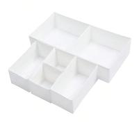 1/3/6 paquets de boîtes de rangement pliables en tissu, organisateur de commode, paniers en tissu, contenants, diviseurs pour vêtements, sous-vêtements, soutiens-gorge, chaussettes, lingerie, décorati