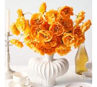 1/3/6 pièces Fleurs artificielles en soie de lotus et de pivoine avec de longues tiges, convient pour le mariage, la décoration de célébration, les arrangements floraux DIY, la décoration de la maison