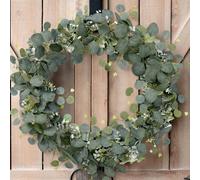 1/3/8 pièces Chemin de table en vigne d'eucalyptus artificielle de 180 cm, guirlande verte réaliste pour décoration de mariage, fête, cheminée, salle à manger de la maison, intérieur et extérieur, cou
