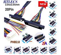 1/3 paire 2A connecteur magnétique double rangées 8 10 12 14 16 20 Positions Pogopin mâle femelle 2.54 MM prise de courant cc à ressort PH Male Female PH2.0