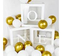 1/3 pièces Ballons transparents, boîte de décoration pour fête d'anniversaire et fiançailles, boîte de ballons pour 1er anniversaire, décorations de fête, petits cadeaux créatifs, accessoires de fête,