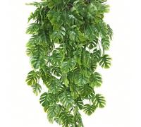 1/3 pièces Feuilles de Monstera artificielles, liane murale, fausses plantes en plastique, matériau de guirlande DIY pour décoration de mariage, accessoires de corsage de poignet de mariée, décoration