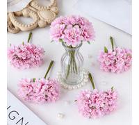 1/3 pièces Plantes artificielles mini œillet rose, convient pour la décoration du printemps et de l'automne, vase de mariage, décoration de la maison, du restaurant et de la chambre à coucher (en rais