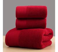 1/3 pièces Serviette en coton pur de couleur unie ou serviette de bain 100% coton pur éponge absorbante et douce serviette de visage/serviette de bain pour la salle de bain 70*140,40*75,2 pièces 40 x 