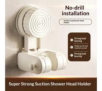 1/3 pièces Support de pomme de douche sans perçage, support de pomme de douche réglable, support mural pour pomme de douche de salle de bain ABS
