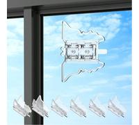 1/3 pièces Verrous de porte coulissante Verrous de fenêtre - Lot de 2 verrous de porte coulissante en verre pour la sécurité de la maison, verrous de porte de placard, verrou de porte intérieure pour