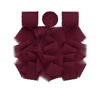 1/3 rouleau de ruban de mousseline de soie à gland fait main DIY, ruban à bord effiloché de 1,5 pouces x 21 yards, convient pour les invitations de mariage, les bouquets de mariée, l'emballage-cadeau,